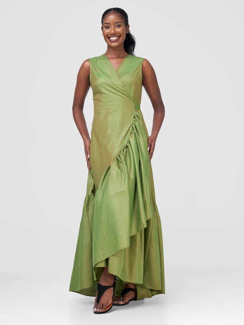 Safari by Vivo Kikoy Wrap Dress - Paroot