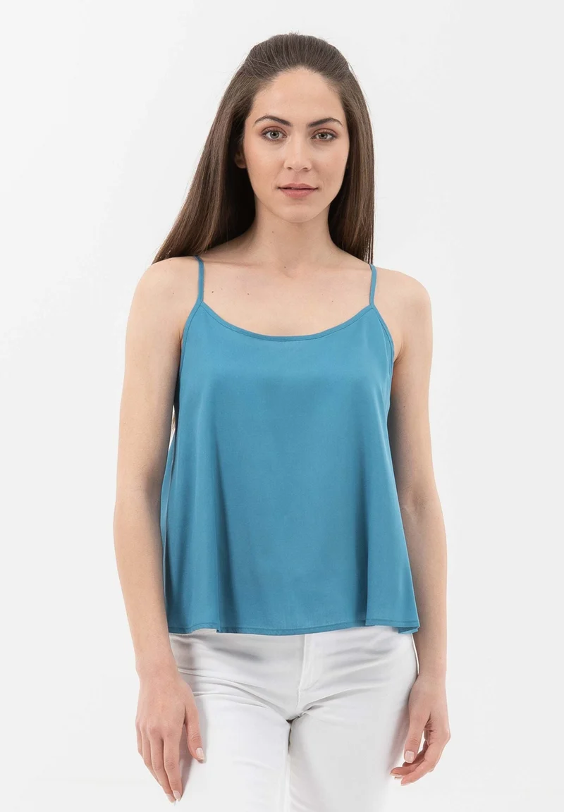 Spaghettiträger-Top aus TENCEL™ Lyocell
