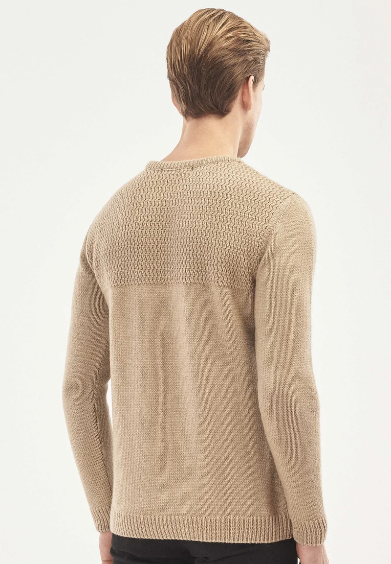 Pullover aus Bio-Merinowolle und Bio-Baumwolle