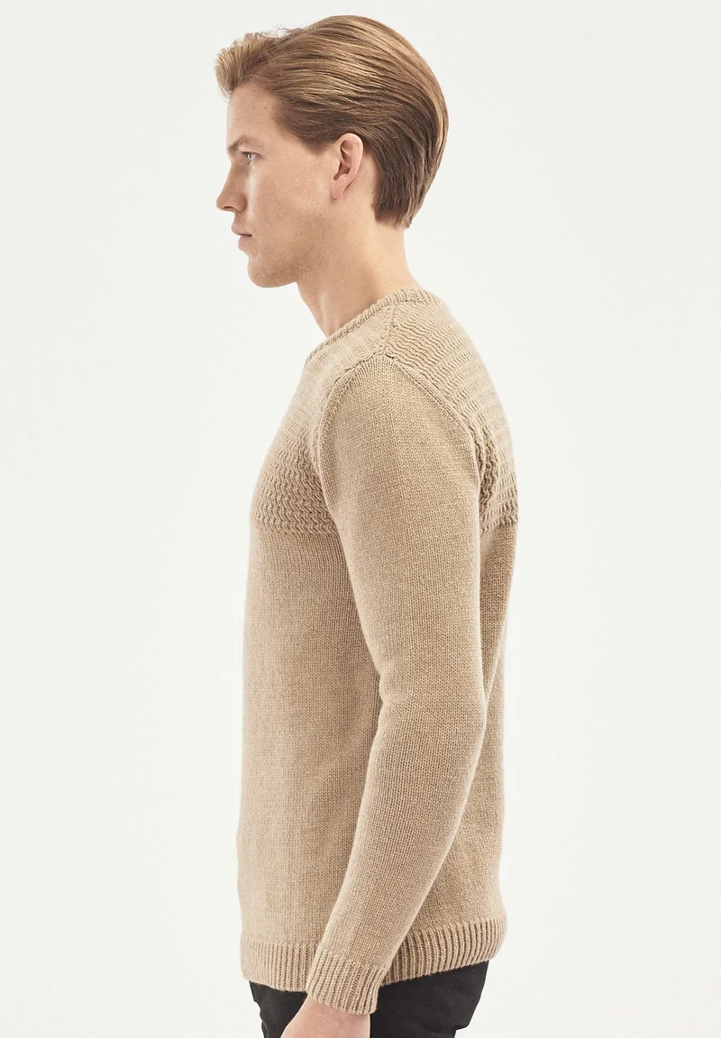 Pullover aus Bio-Merinowolle und Bio-Baumwolle