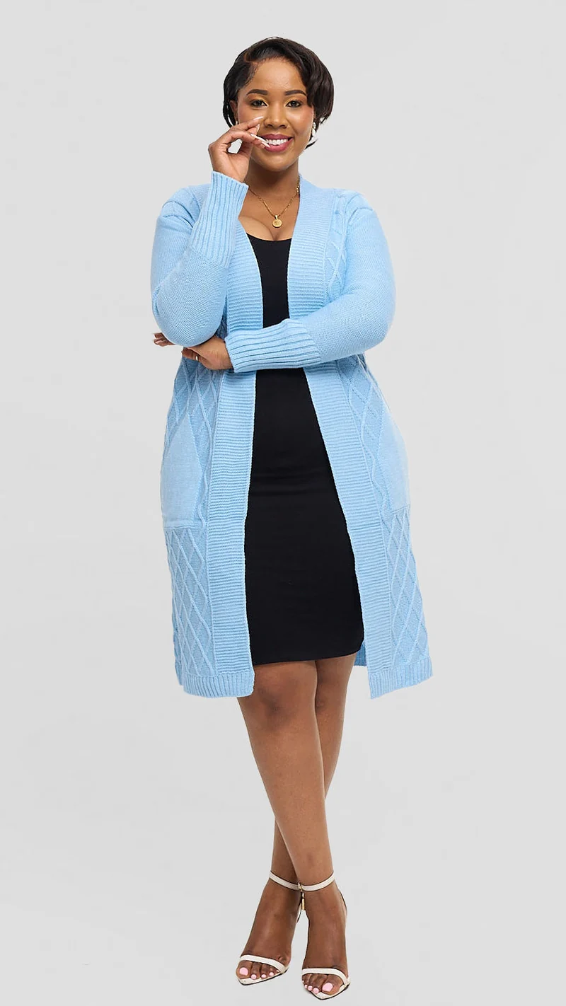 The Fashion Frenzy Waterfall - Sky Blue