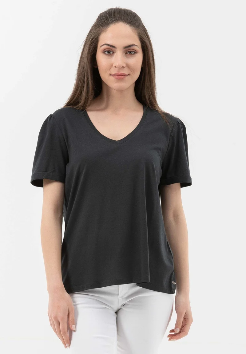 T-Shirt aus TENCEL™ Lyocell- Bio-Baumwolle-Mix