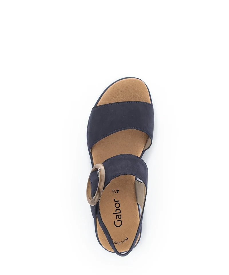 Gabor Plateausandale Damen Blau