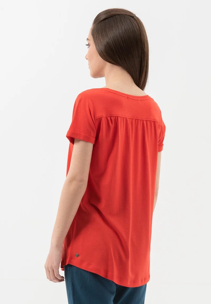 T-Shirt aus TENCEL™ Lyocell- Bio-Baumwolle-Mix