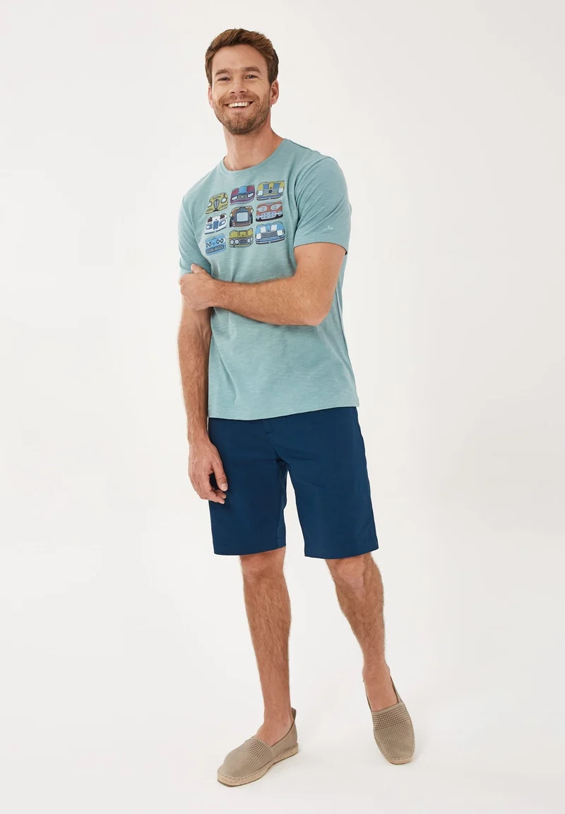 T-Shirt aus Bio-Baumwolle mit Print