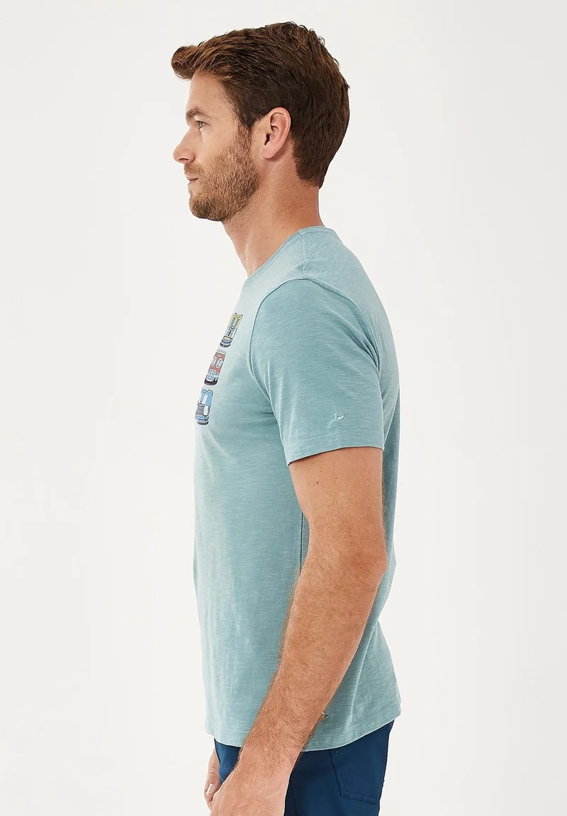 T-Shirt aus Bio-Baumwolle mit Print