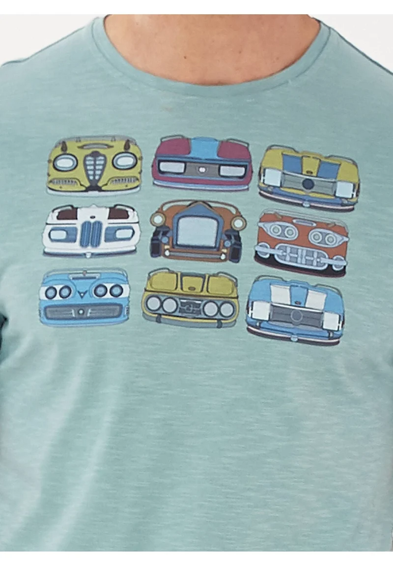 T-Shirt aus Bio-Baumwolle mit Print