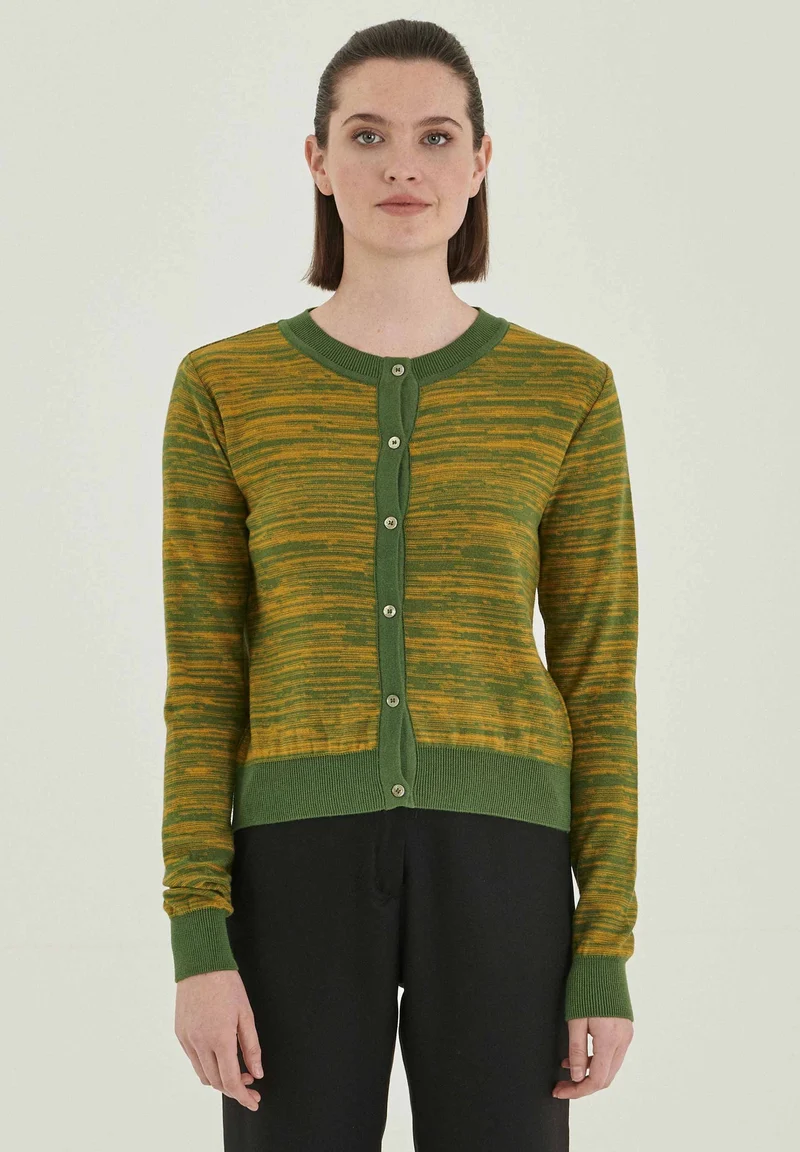 Strickjacke Knopfleiste mit Bio-Baumwolle