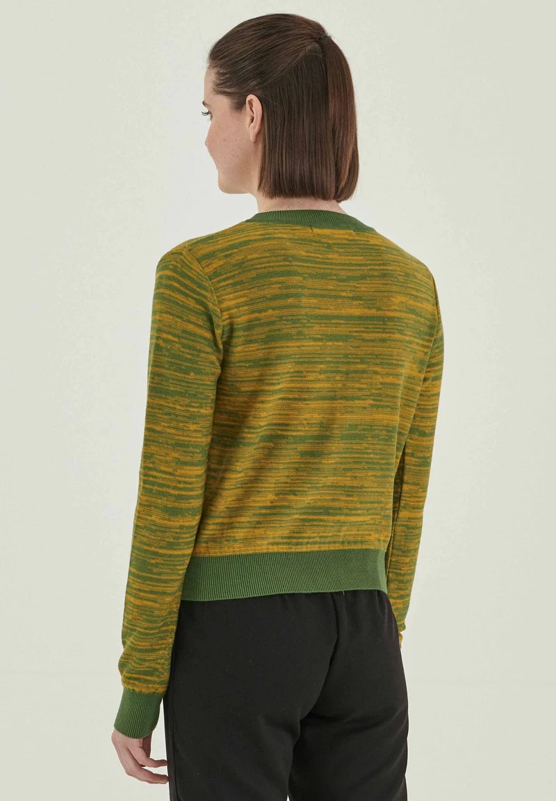Strickjacke Knopfleiste mit Bio-Baumwolle
