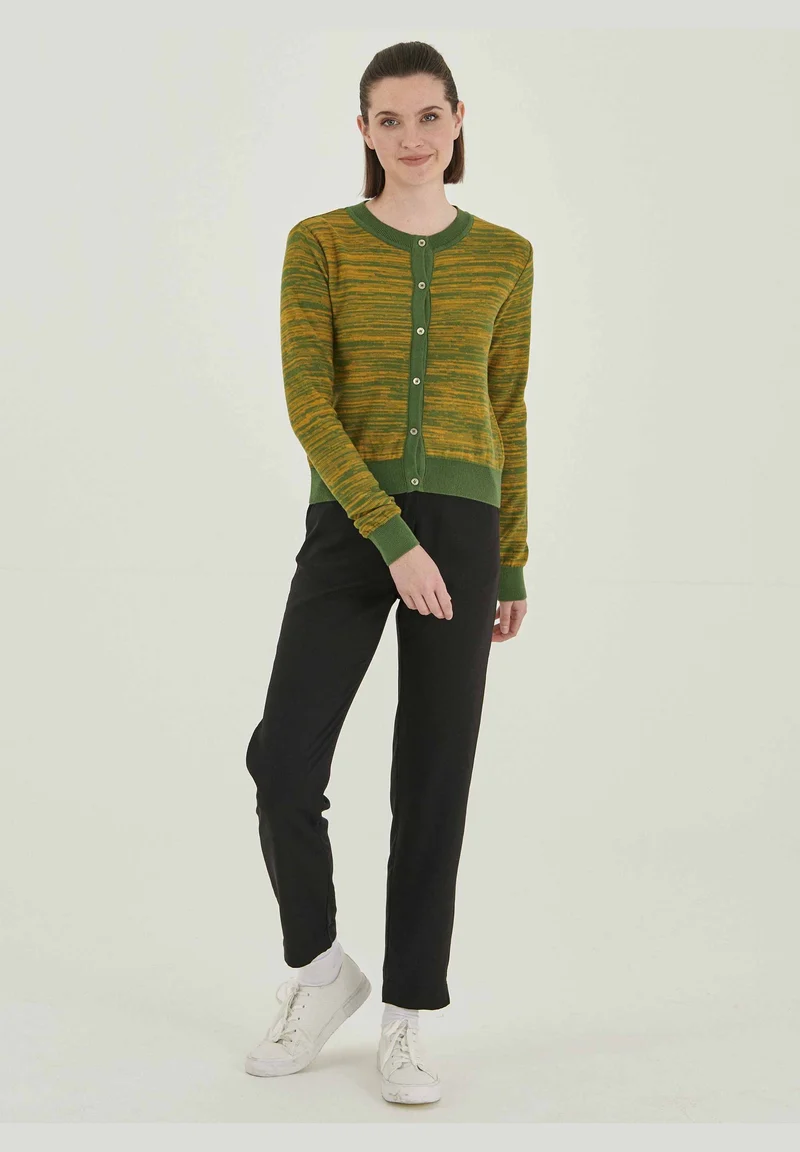 Strickjacke Knopfleiste mit Bio-Baumwolle