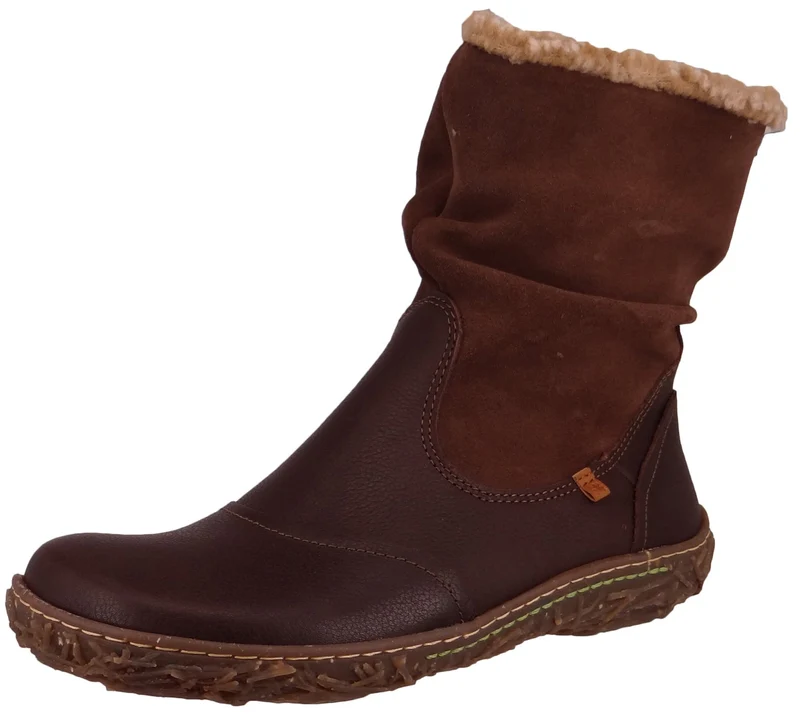 Damen Elegante Stiefelette Nido Ella N758 Braun Brown Leder