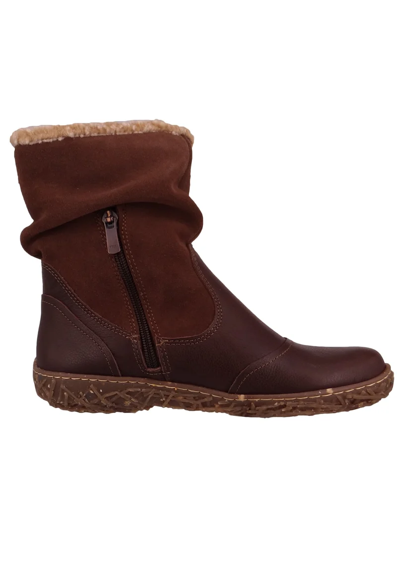 Damen Elegante Stiefelette Nido Ella N758 Braun Brown Leder