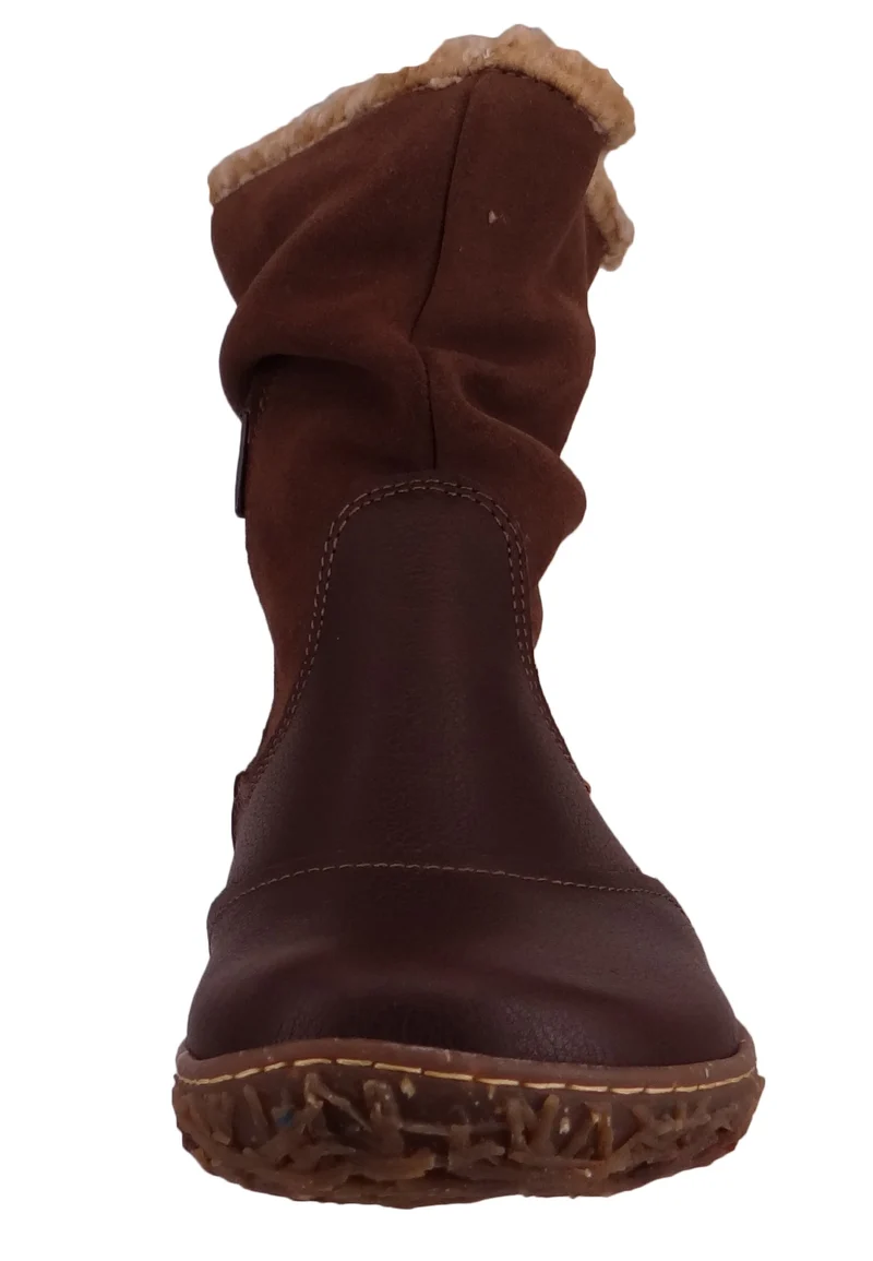Damen Elegante Stiefelette Nido Ella N758 Braun Brown Leder