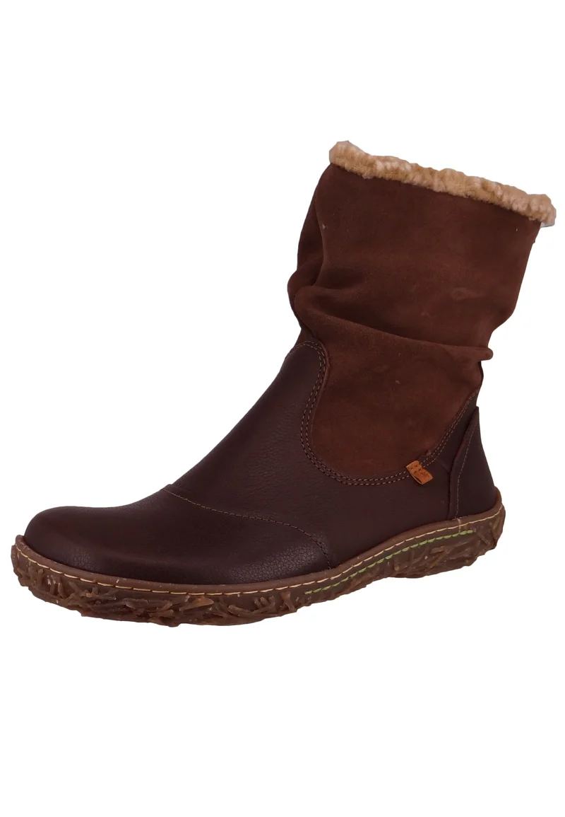 Damen Elegante Stiefelette Nido Ella N758 Braun Brown Leder