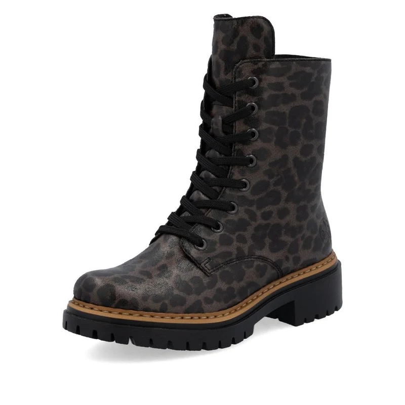 Rieker Schnür-Stiefeletten schwarz