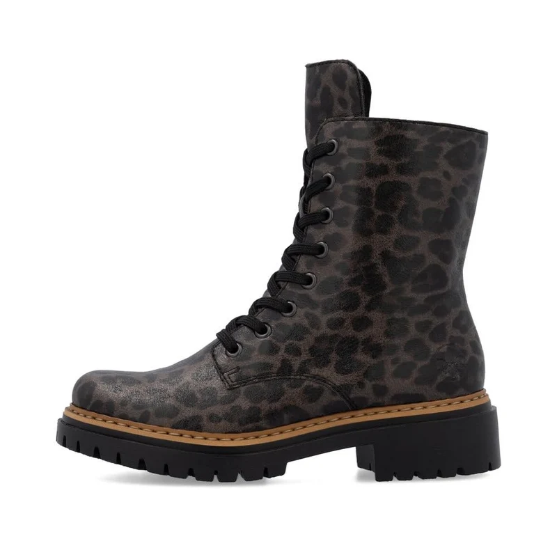 Rieker Schnür-Stiefeletten schwarz