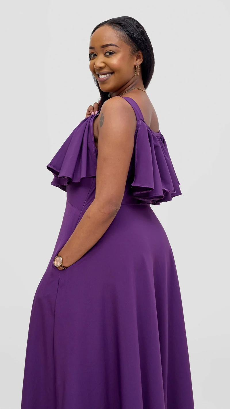 Kakiba Collections Rosy Dress - Purple