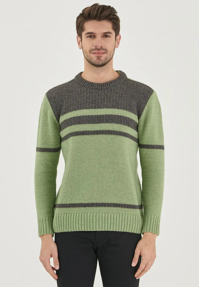 Pullover aus Bio-Merinowolle und Bio-Baumwolle