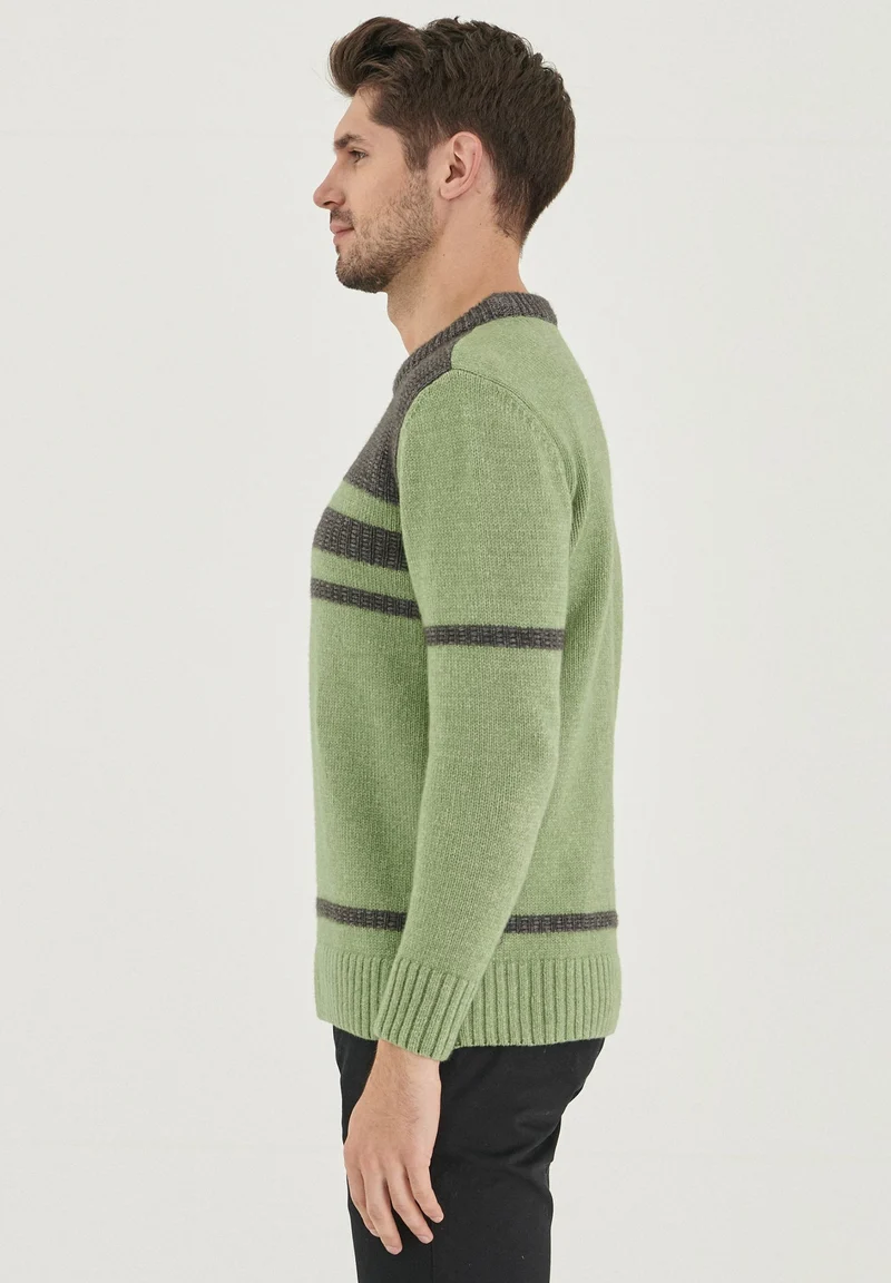Pullover aus Bio-Merinowolle und Bio-Baumwolle