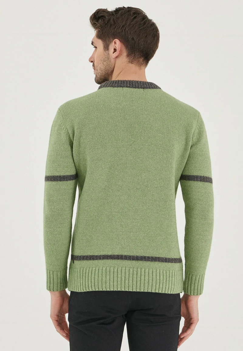 Pullover aus Bio-Merinowolle und Bio-Baumwolle