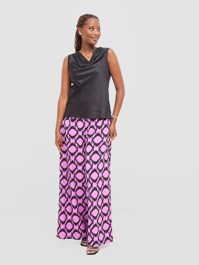 Vivo Isabi Cowl Top - Black