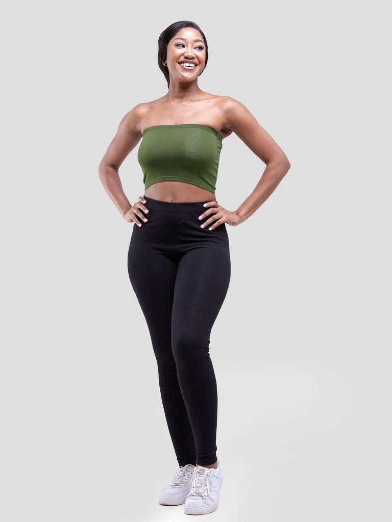 Zoya Basic Jersey Bandeau - Hunters Green