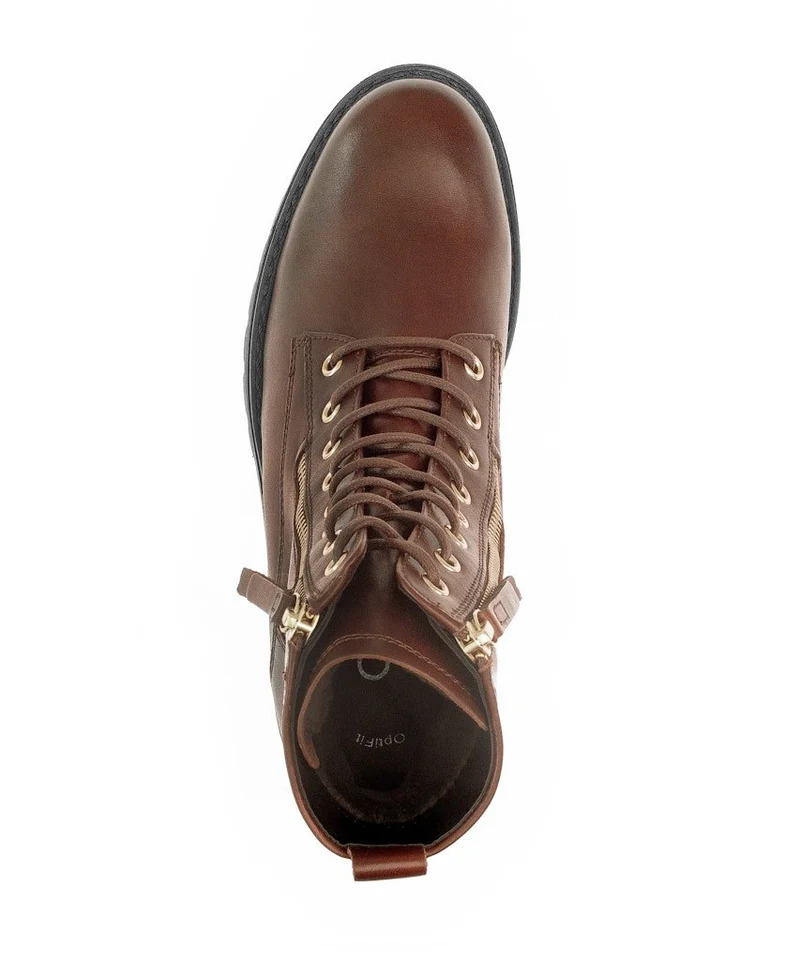 Gabor Schnür-Stiefeletten cognac