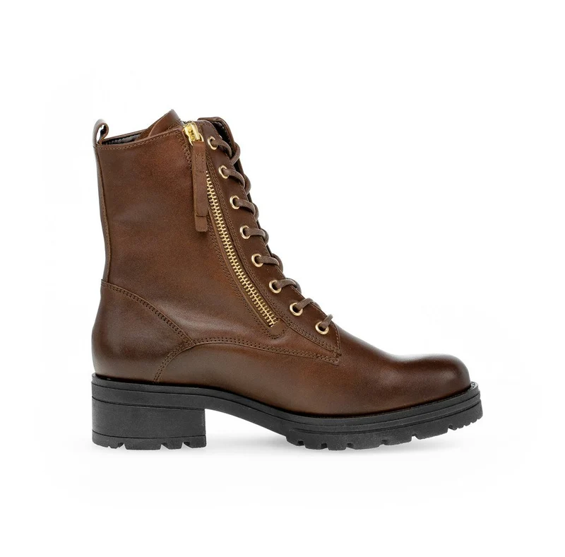 Gabor Schnür-Stiefeletten cognac