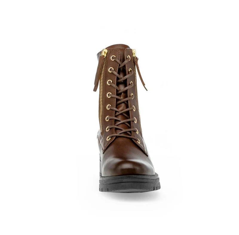 Gabor Schnür-Stiefeletten cognac