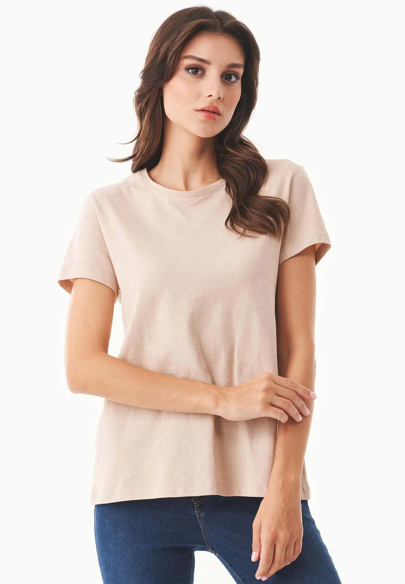 Basic T-Shirt aus Bio-Baumwolle