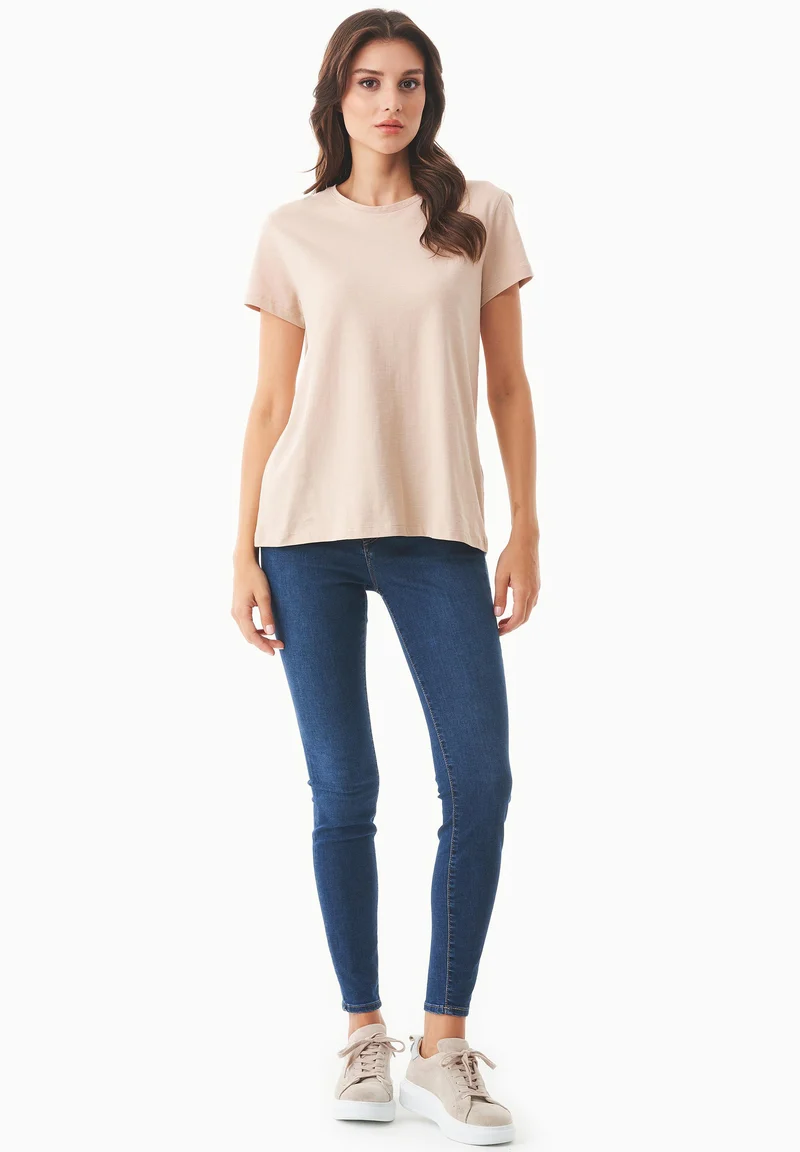 Basic T-Shirt aus Bio-Baumwolle