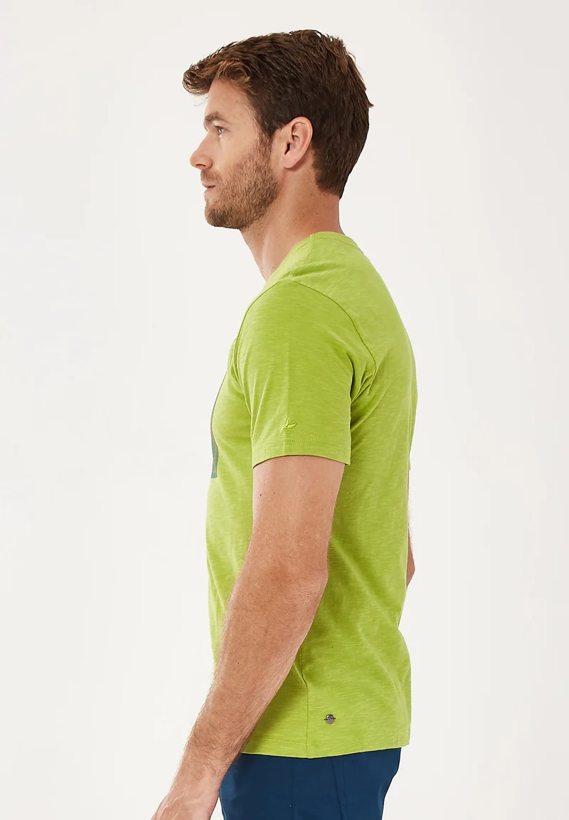 T-Shirt aus Bio-Baumwolle mit Text-Print