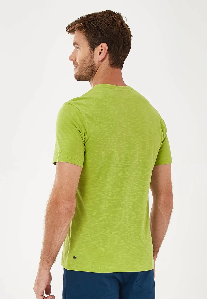 T-Shirt aus Bio-Baumwolle mit Text-Print