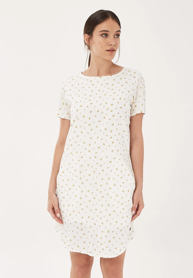 Kleid aus Bio-Baumwolle mit Allover-Print