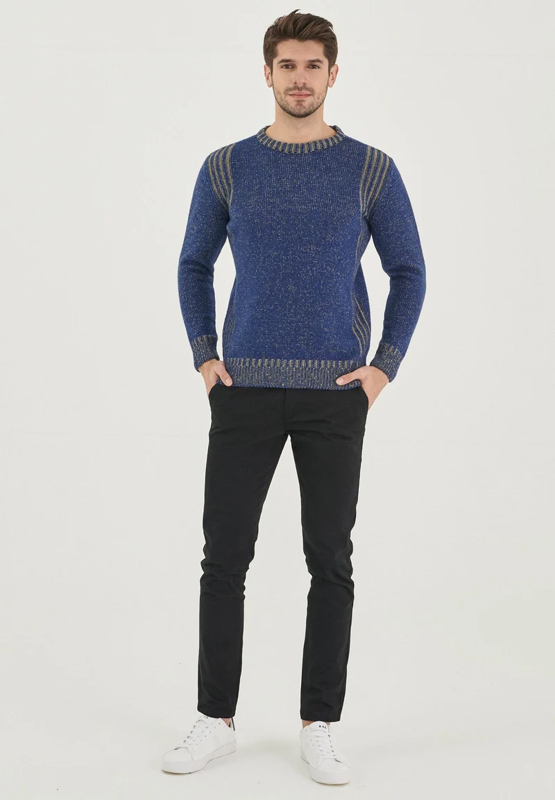 Pullover aus Bio-Merinowolle und Bio-Baumwolle