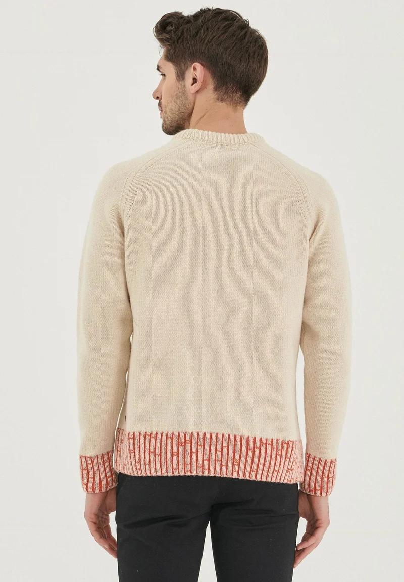 Pullover aus Bio-Merinowolle und Bio-Baumwolle