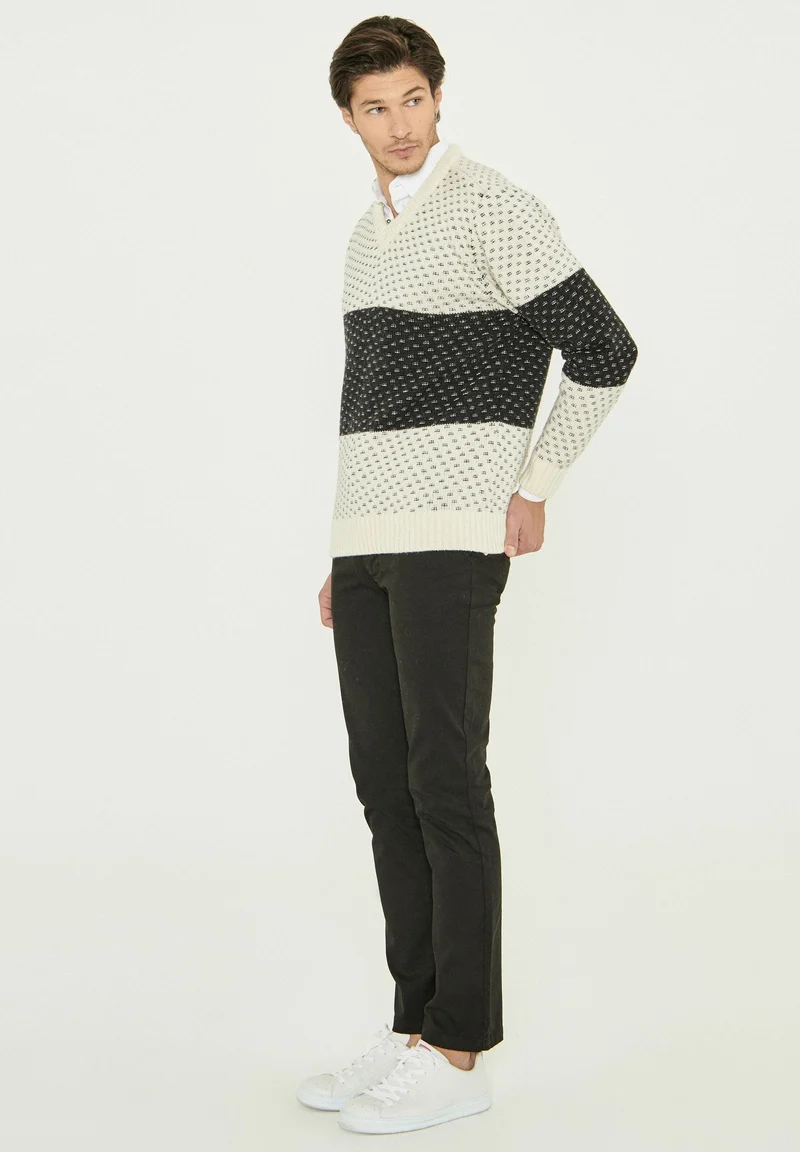 Pullover aus Bio-Merinowolle und Bio-Baumwolle