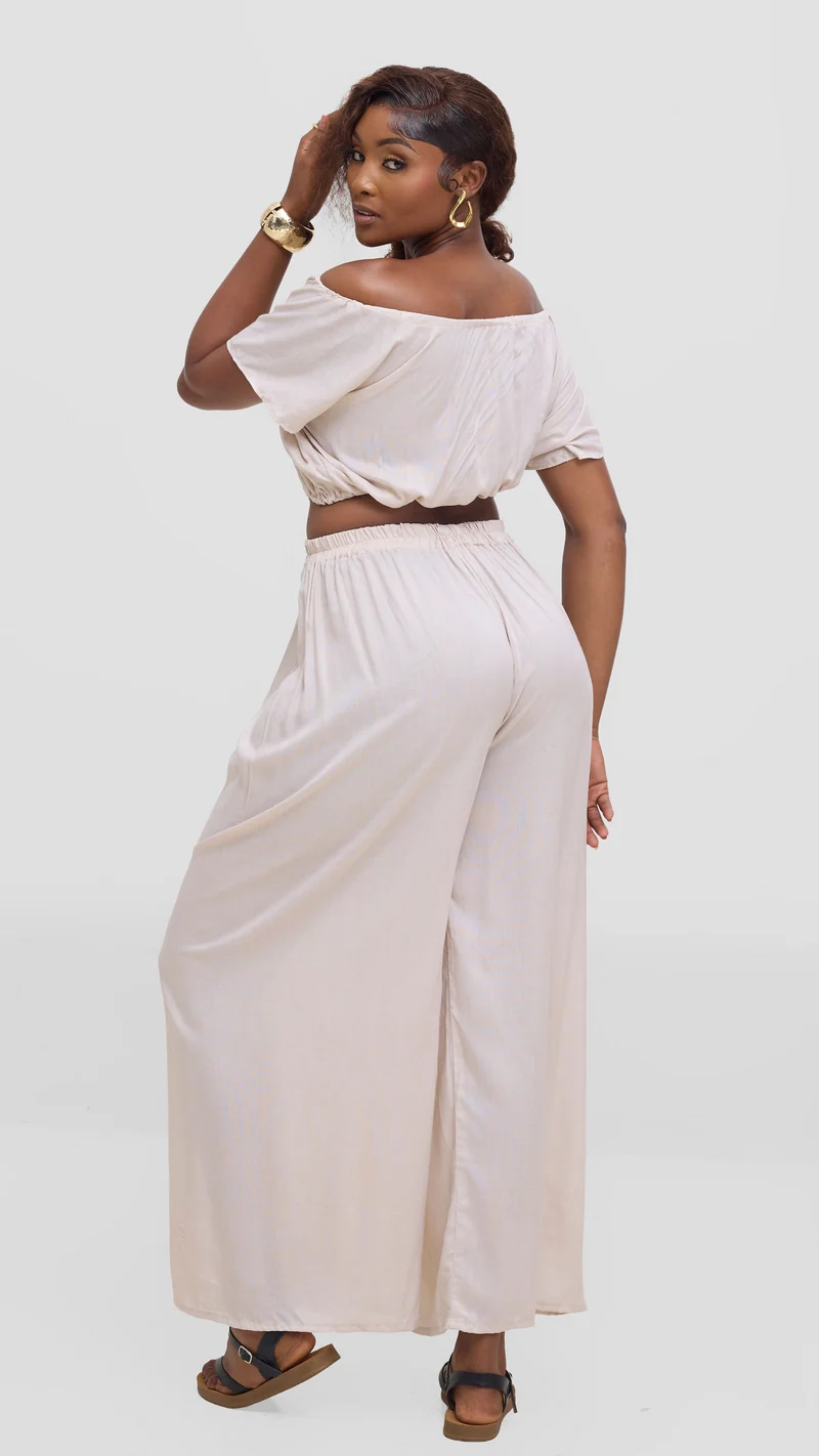 Tamalaki Africa Pant Set - Off-White