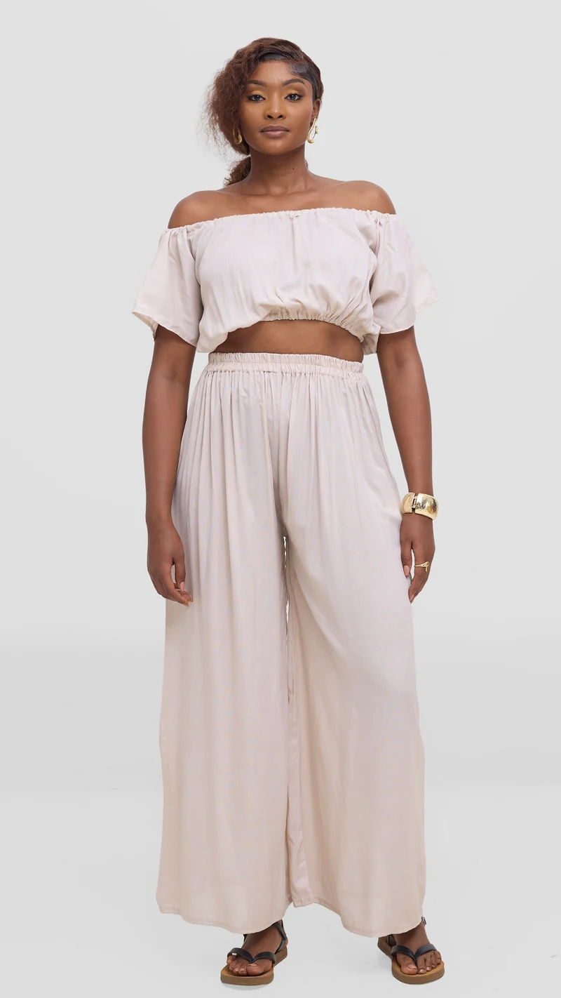 Tamalaki Africa Pant Set - Off-White