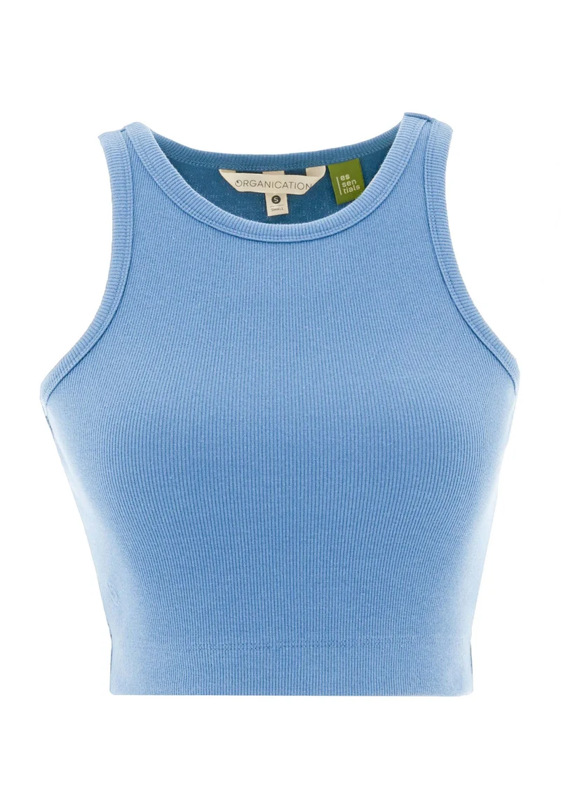 SONNIA | Cropped Rib Top aus Bio-Baumwolle
