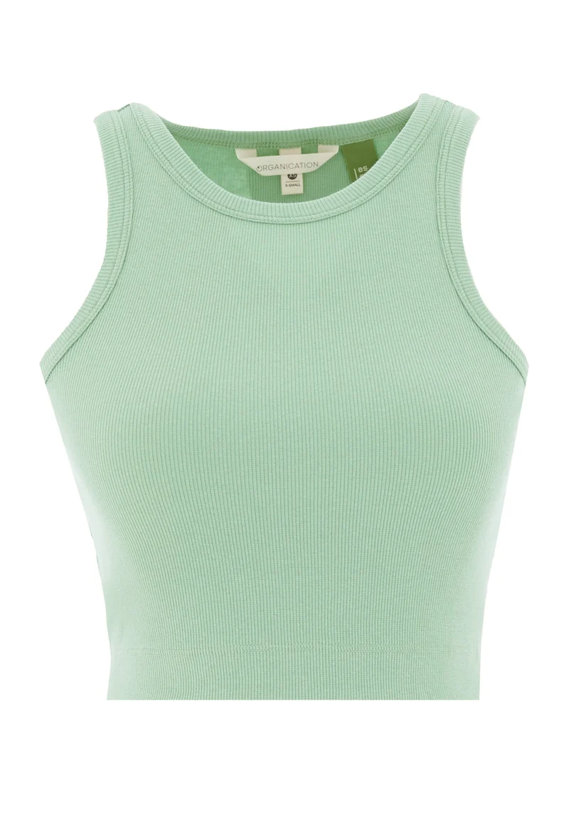 SONNIA | Cropped Rib Top aus Bio-Baumwolle