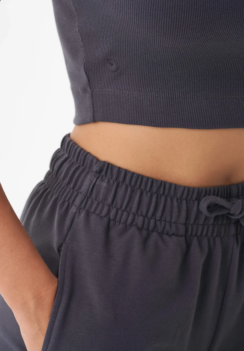 SONNIA | Cropped Rib Top aus Bio-Baumwolle