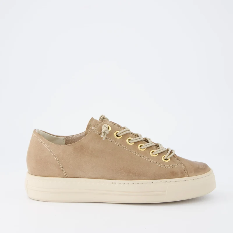 Paul Green Freizeit Schnürer beige