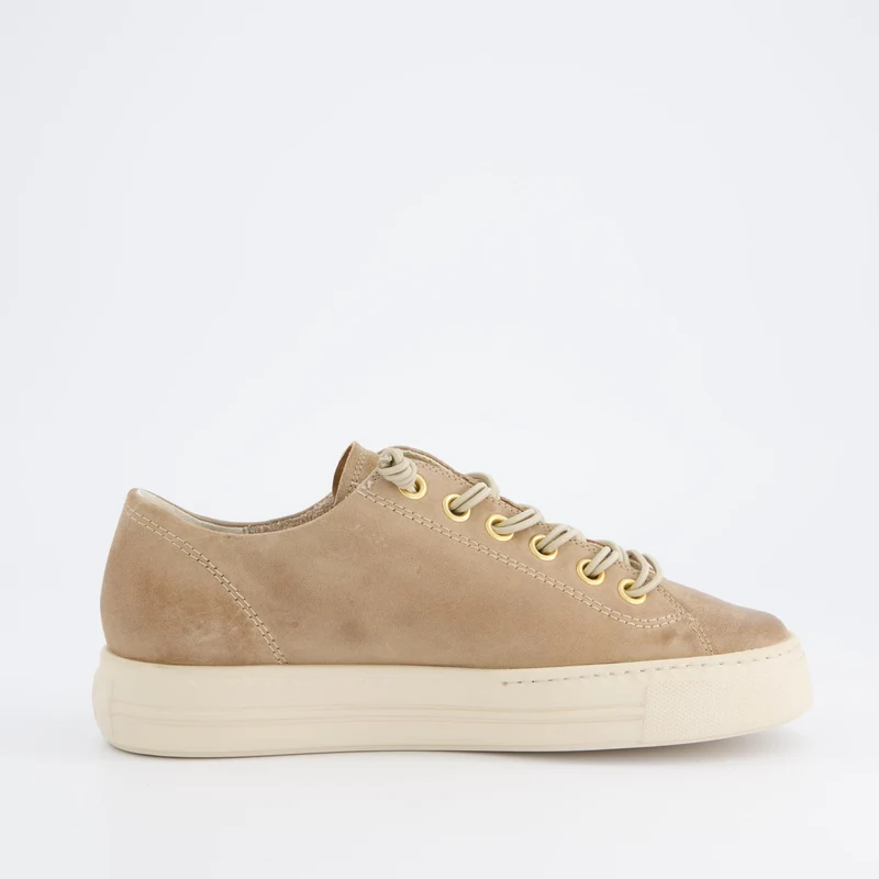 Paul Green Freizeit Schnürer beige