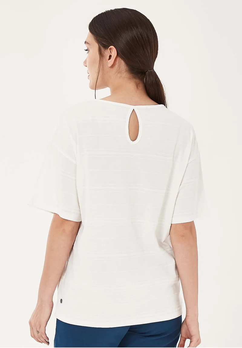 T-Shirt aus Bio-Baumwolle mit halblangen Ärmeln