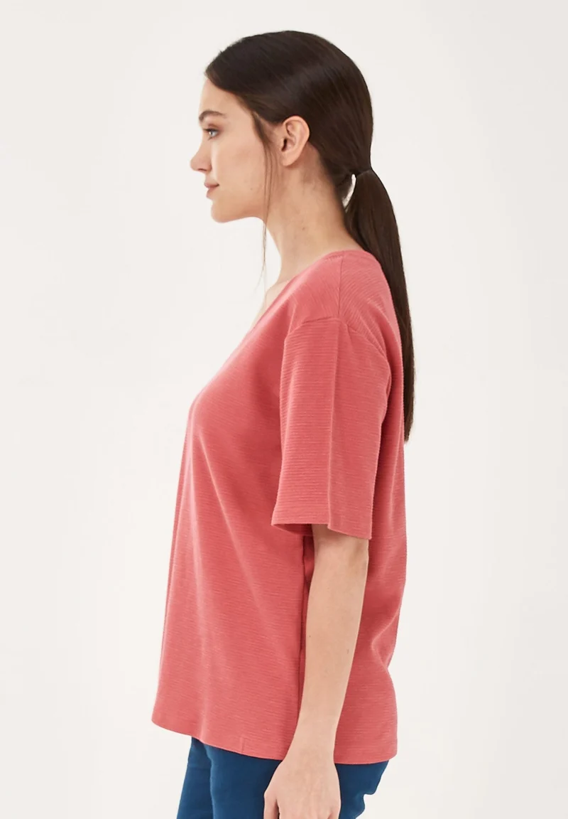 T-Shirt aus Bio-Baumwolle mit halblangen Ärmeln