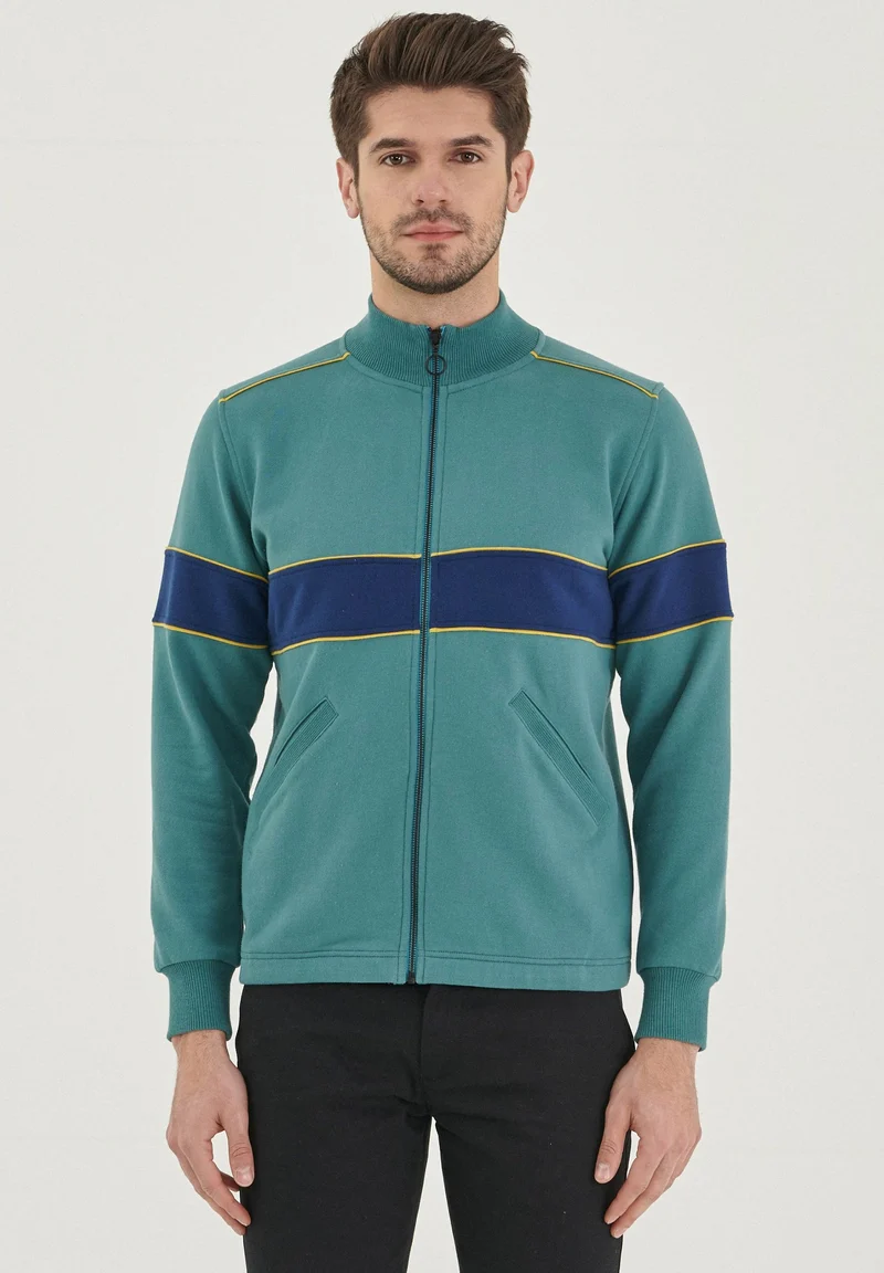 Sweatjacke aus Bio-Baumwolle