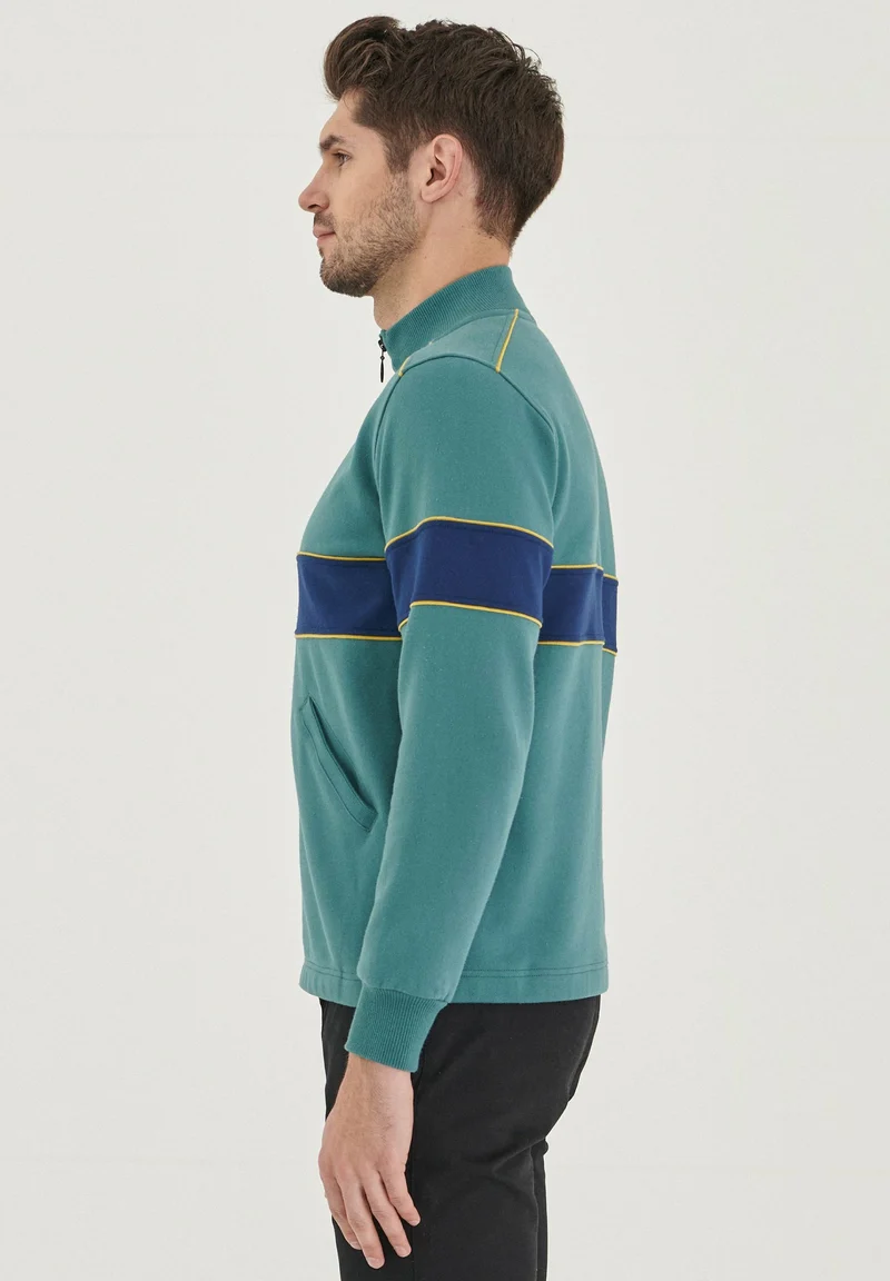 Sweatjacke aus Bio-Baumwolle