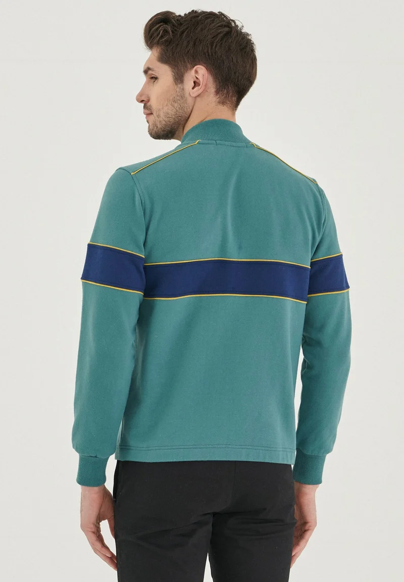 Sweatjacke aus Bio-Baumwolle