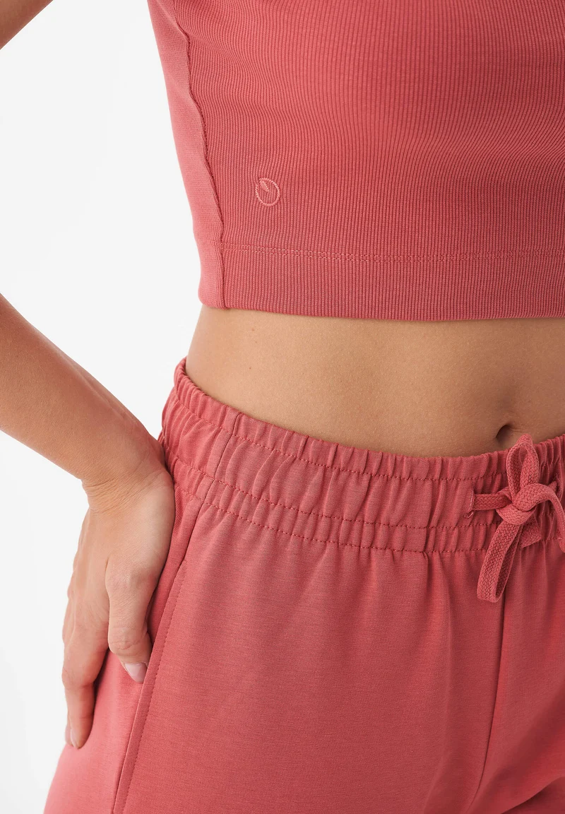 SONNIA | Cropped Rib Top aus Bio-Baumwolle